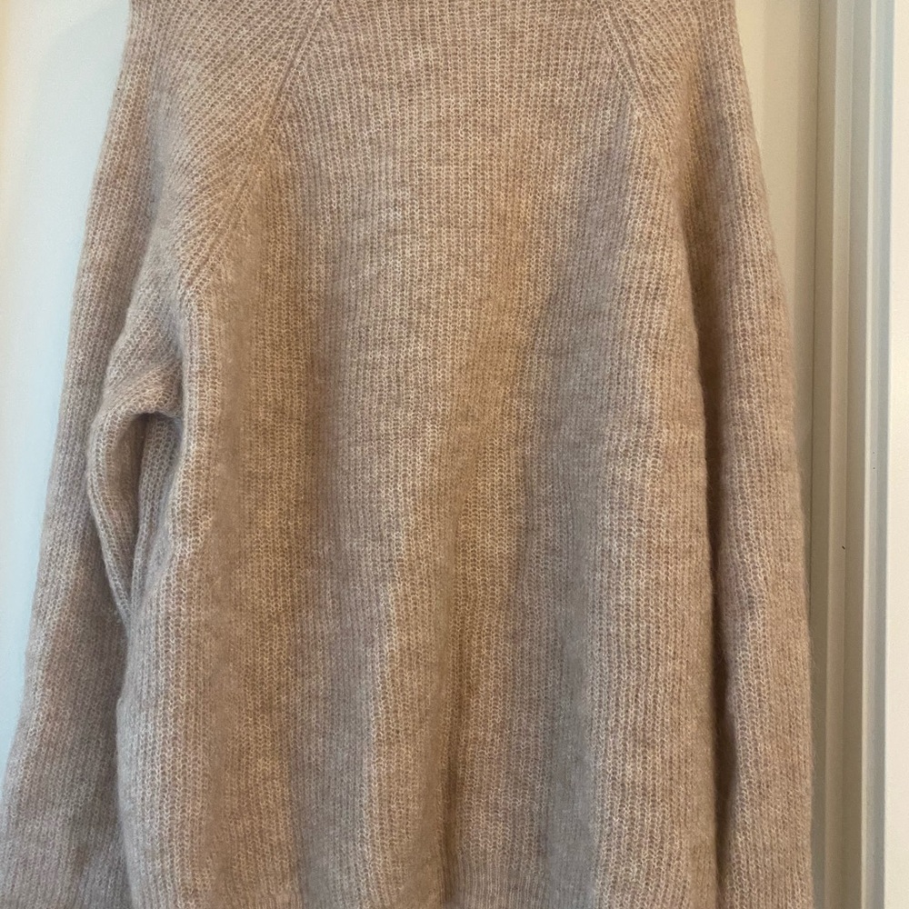 Sézane Trudy Button-Detail Tan Sweater size XXXL (US16) - Picture 3 of 5